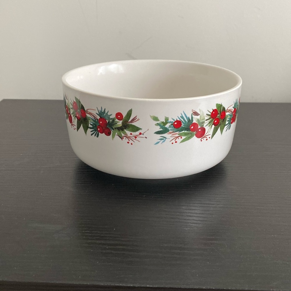 Holiday Snowman Decorative Bowl